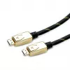 DisplayPort-kabel ROLINE 11.04.5922 3 m zwart goud