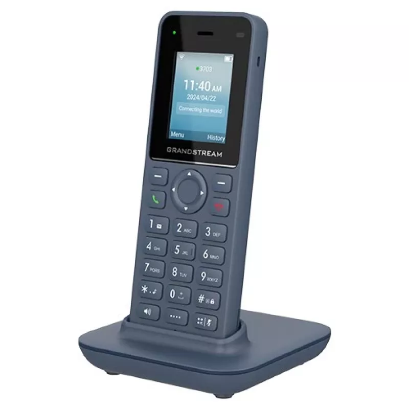 Grandstream Networks WP8256 IP-telefoon antraciet 3 lijnen LCD Wi-Fi