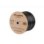 Lanberg LCF5-21CU-0305-BK Cat5e F/UTP installatiekabel voor buiten, massief koper, 305 m, zwart