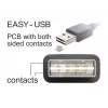 USB-kabel DeLOCK EASY-USB 2.0-A 1m zwart