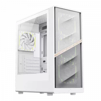Gamemax behuizing | AERIS 330 MW | wit | mini-tower | voeding niet inbegrepen