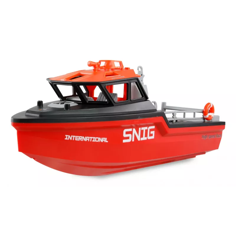 Amewi reddingsboot 26117 — brushless-jetaandrijving, 320 mm, zwart/rood