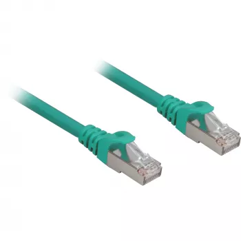 Netwerkkabel Sharkoon Cat.6a SFTP RJ-45 Cat6a 2 m groen