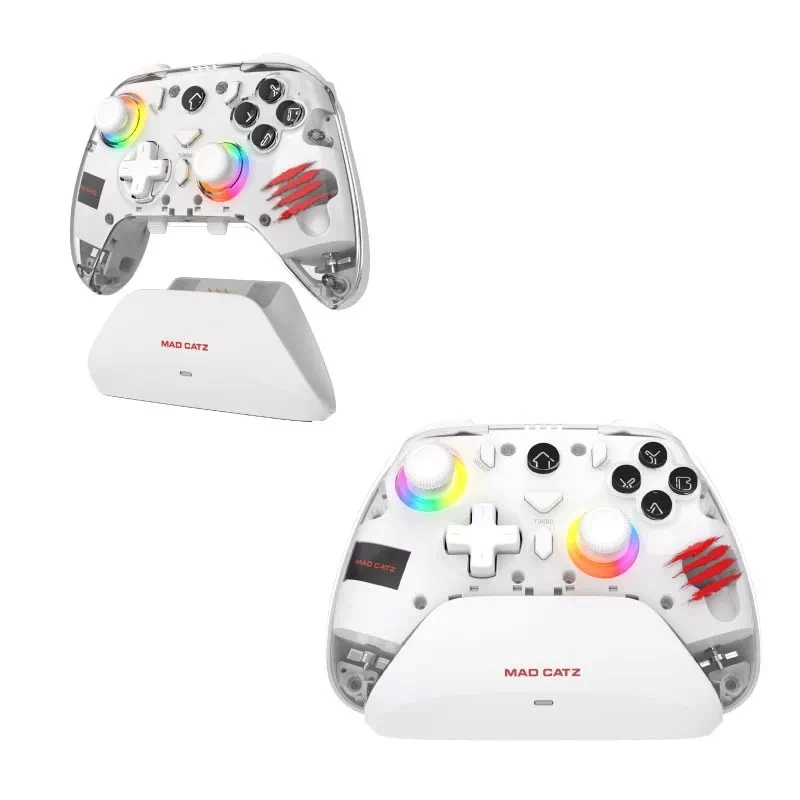 Gaming-controller Mad Catz C.A.T. 17 CUSTOMIZABLE — bedrade gamepad, programmeerbare knoppen, ergonomisch ontwerp
