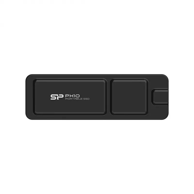 Externe SSD Silicon Power PX10 512 GB USB Type-C 3.2 Gen 2, 1050 MB/s, aluminium, zwart