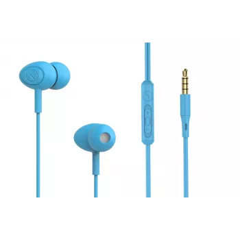 Bedrade in-ear-koptelefoon Tellur Basic Gamma blauw