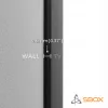 Sbox PLB-1948 vaste tv-wandbeugel, 43-100 inch, tot 75 kg, VESA 800x600