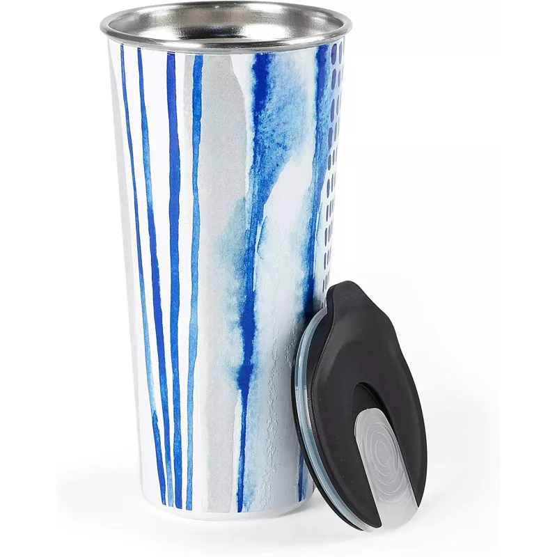 Drinkbeker Cambridge CM07158 met deksel, 300 ml, lekvrije drinkbeker