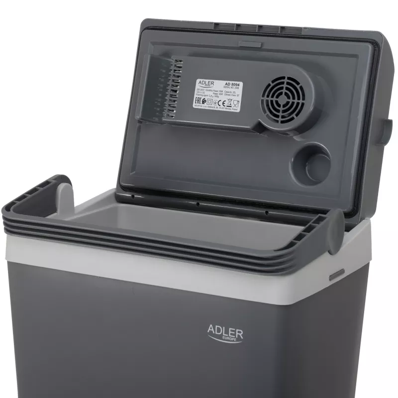 Adler AD 8094 draagbare koeler, 22 L inhoud, 220–240 V netvoeding