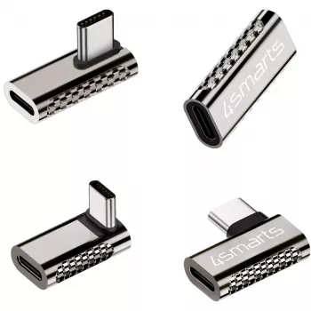 Kabeladapter 4smarts 540464 USB-C naar USB-C zilver