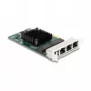 DeLOCK PCI Express x4-kaart 4 x RJ45 Gigabit LAN BCM grijs