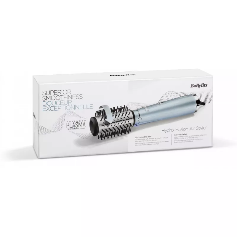BaByliss AS773E Hydro Fusion Air Styler warmeluchtborstel, black, metallic 700 W 98.4 (2.5 m)