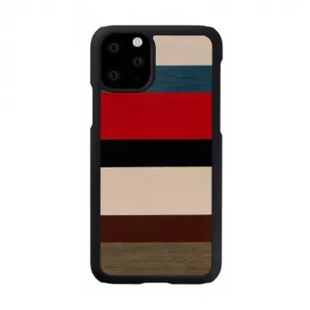 Smartphonehoesje man and wood voor iPhone 11 Pro — corallina zwart