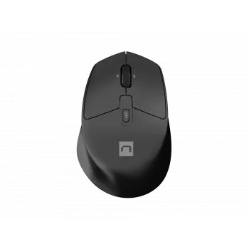 Draadloze muis NATEC KITE NMY-2347, tot 4000 DPI, stille klikken, kantelbaar scrollwiel, zwart