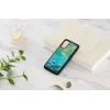 Hoes iKins voor Samsung Galaxy S20 — design zwart Water Lilies