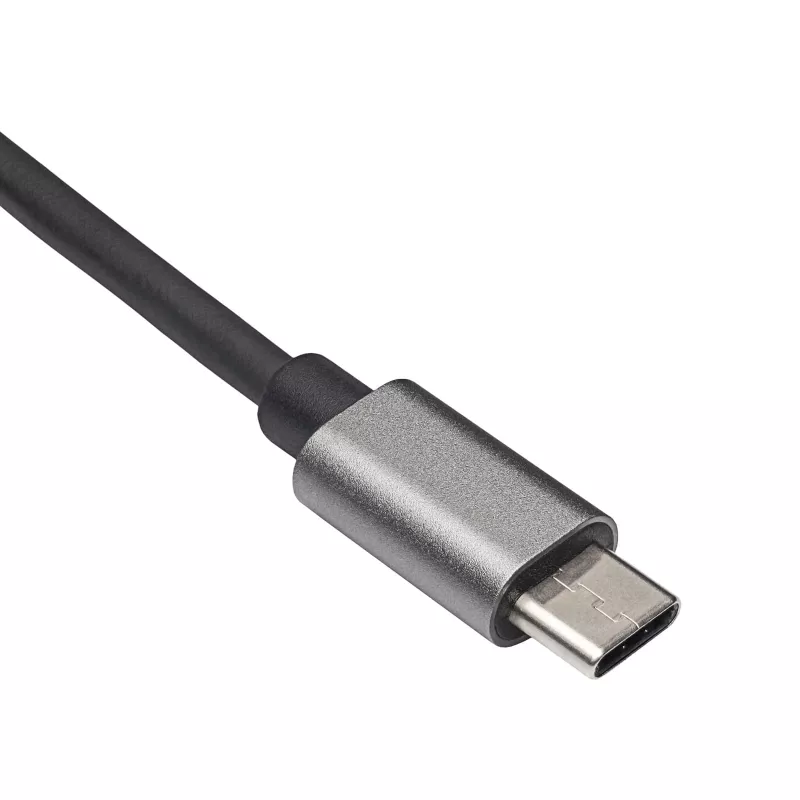 Akyga AK-AD-65 USB-C-naar-Gigabit-Ethernet-adapter, RJ45, 15 cm, zilver