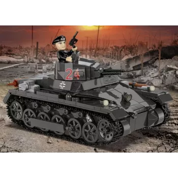 Bouwset Cobi Panzer I Ausf. B – 654 onderdelen, gedetailleerd modelbouwset