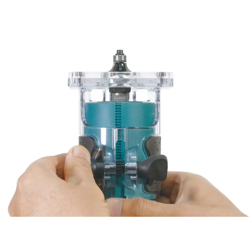 DRT52Z Makita 18V LXT accu-borstelloze bovenfrees 6 mm (1/4 inch) - basistoestel