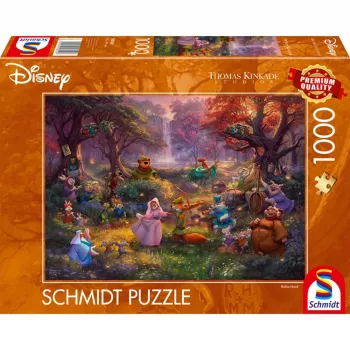 Thomas Kinkade Studios: Disney - Robin Hood, puzzel 1000 stukjes