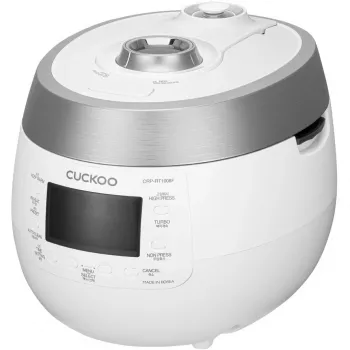 Cuckoo CRP-RT1008F, wit, 1,8 l, aluminium, LED, knoppen, 1,2 m