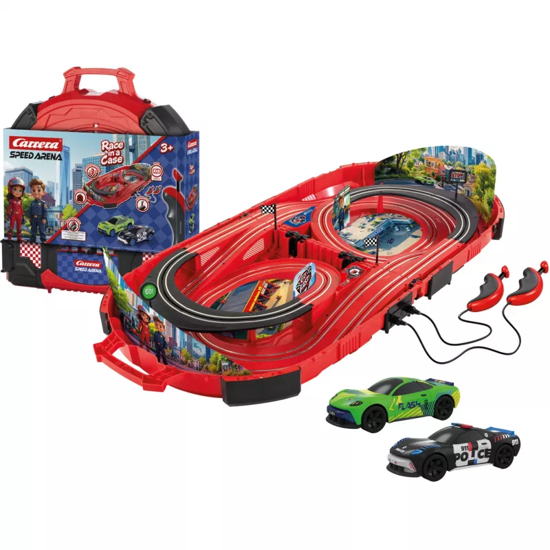 CARRERA racebaan Speed Arena Police Chase – slotcar-raceset