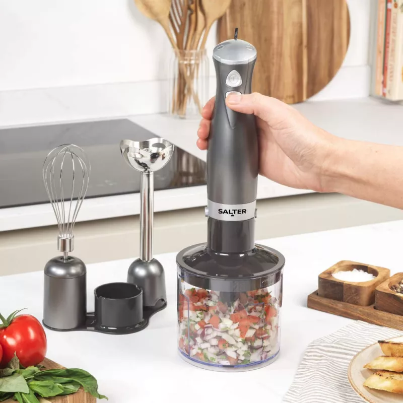 Salter EK2827GUNMETALFVDE Cosmos 3-in-1 blenderset