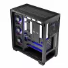 PC-behuizing MODECOM Volcano Stellar 5F ATX Midi Tower, gehard glas, 5 voorgeïnstalleerde ventilatoren, USB‑C, ondersteunt microATX/ATX, max. GPU 420 mm, CPU-koelerhoogte 175 mm