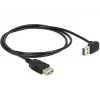 USB-kabel DeLOCK 1 m USB 2.0-A naar USB 2.0-A zwart