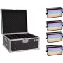 EUROLITE LED Super Strobe set 20000679 — 4 LED-stroboscooplampen met transportkoffer