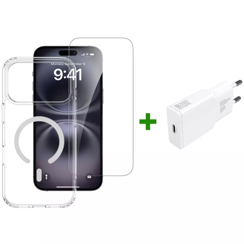 4smarts 3in1 Premium Starter Set voor Apple iPhone 17 Pro Max, MagSafe-compatibel