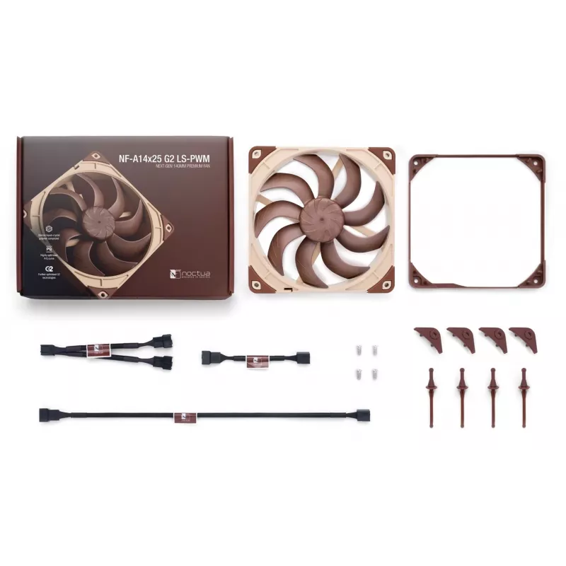 Noctua NF-A14X25 G2 LS-PWM 140mm behuizingsventilator