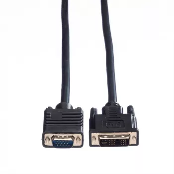 VALUE DVI-VGA-kabel, DVI (12+5) ST - VGA ST 2,0m (11.99.5420)
