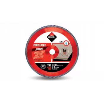 Diamantslijpschijf RUBI 230 mm TPI SUPERPRO – 230 mm diamantslijpschijf voor keramiek en fijn steengoed