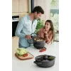 Kookpan STONE+ met deksel 24 x 11 cm 4,4 l