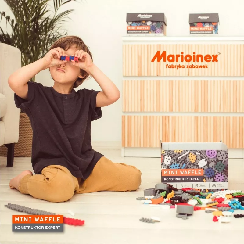 Marioinex Mini Waffle bouwblokken Constructor Expert, 501 stuks