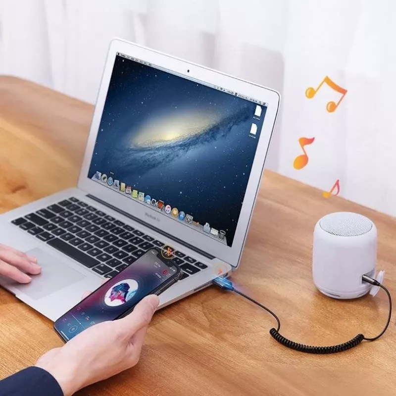 UGREEN CM309 Bluetooth 5.0-audio-ontvanger, USB, 3,5 mm AUX-aansluiting, zwart