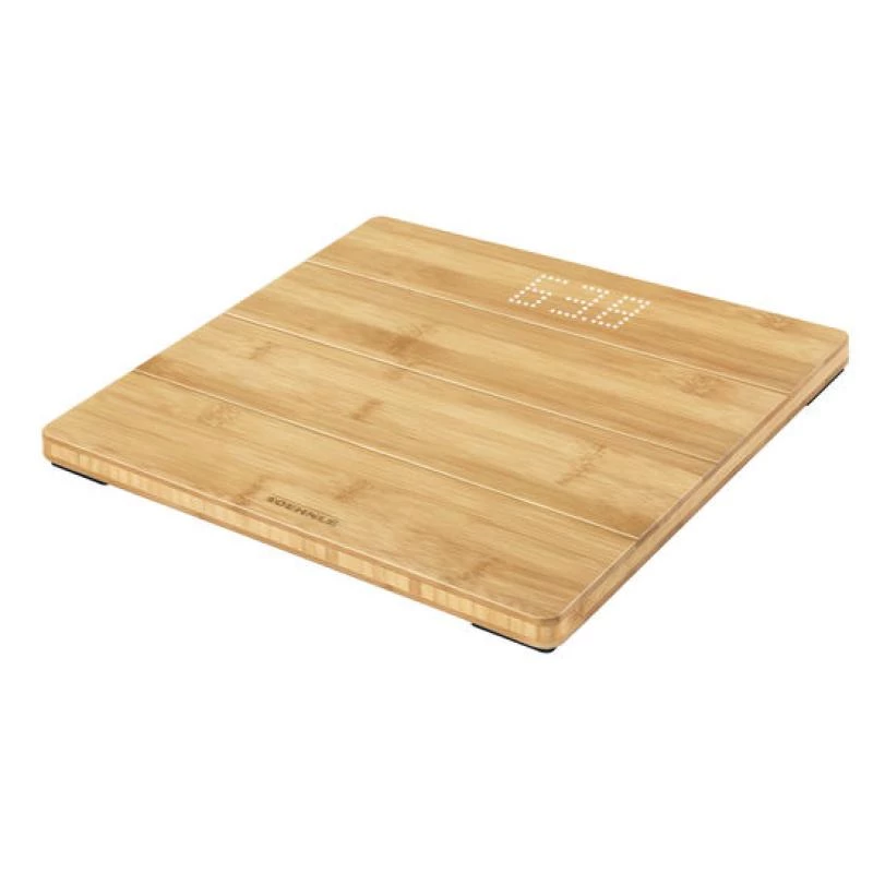 Soehnle Style Sense Bamboo Magic elektronische personenweegschaal vierkant bamboe (63880)