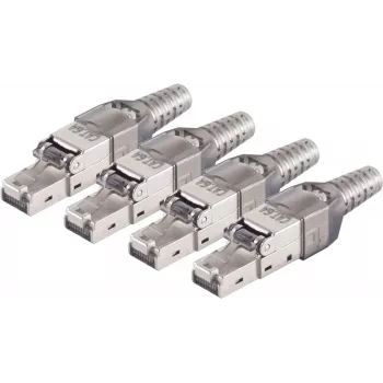 Kabelstekker RJ-45 ShiverPeaks BS08-51001-4 grijs