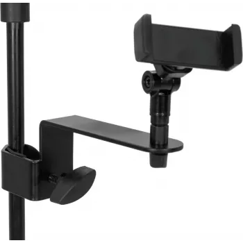 Tablet- en smartphonehouder Omnitronic IH-3 – in hoogte verstelbaar, compatibel met verschillende apparaten