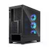 Fractal Design Pop 2 Air zwart Solid midi-tower pc-behuizing — ATX-ondersteuning, 3x 120 mm frontventilatoren, 2,5/3,5-inch drive bays, 215×481×462 mm