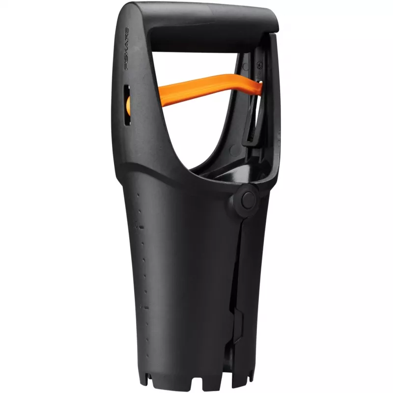 Fiskars Solid bollenplanter, 24 cm, zwart/oranje (1057079)
