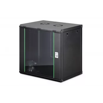 Wandmontage-kast DIGITUS Dynamic-N 12U, 600x450 mm (BxD), IP20, slot met sleutel, ongemonteerd