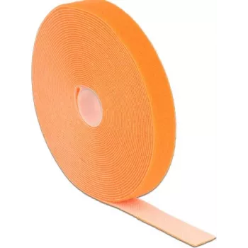 Klittenband DeLOCK 18748 oranje 20 mm 10 m