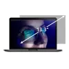 Qoltec 51050 privacyfilter voor beeldscherm (13,3 inch) (11,59 inch, 16:9), beeldschermfolie voor notebook