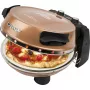 Pizzaoven Napoletana (koper, 1.200 watt, voor pizza's Ø 31 cm, 2 stenen)
