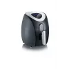 Severin 2430 single 3,2 l standalone 1500 W heteluchtfriteuse zwart, roestvrij staal