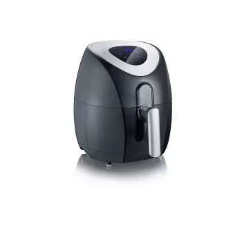 Severin 2430 single 3,2 l standalone 1500 W heteluchtfriteuse zwart, roestvrij staal