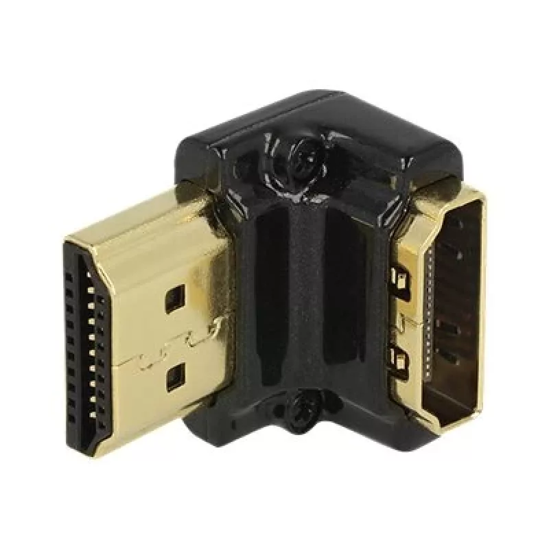 HDMI-stekker DeLOCK 65662 90° zwart