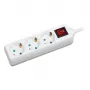 Stroomverlenging LogiLink LPS206 1,4 m 3 AC-stopcontacten wit
