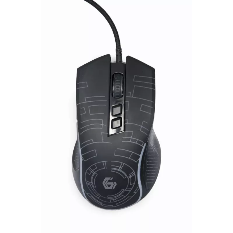 Gembird MUSG-RGB-01 muis voor rechtshandigen USB Type-A 3600 DPI